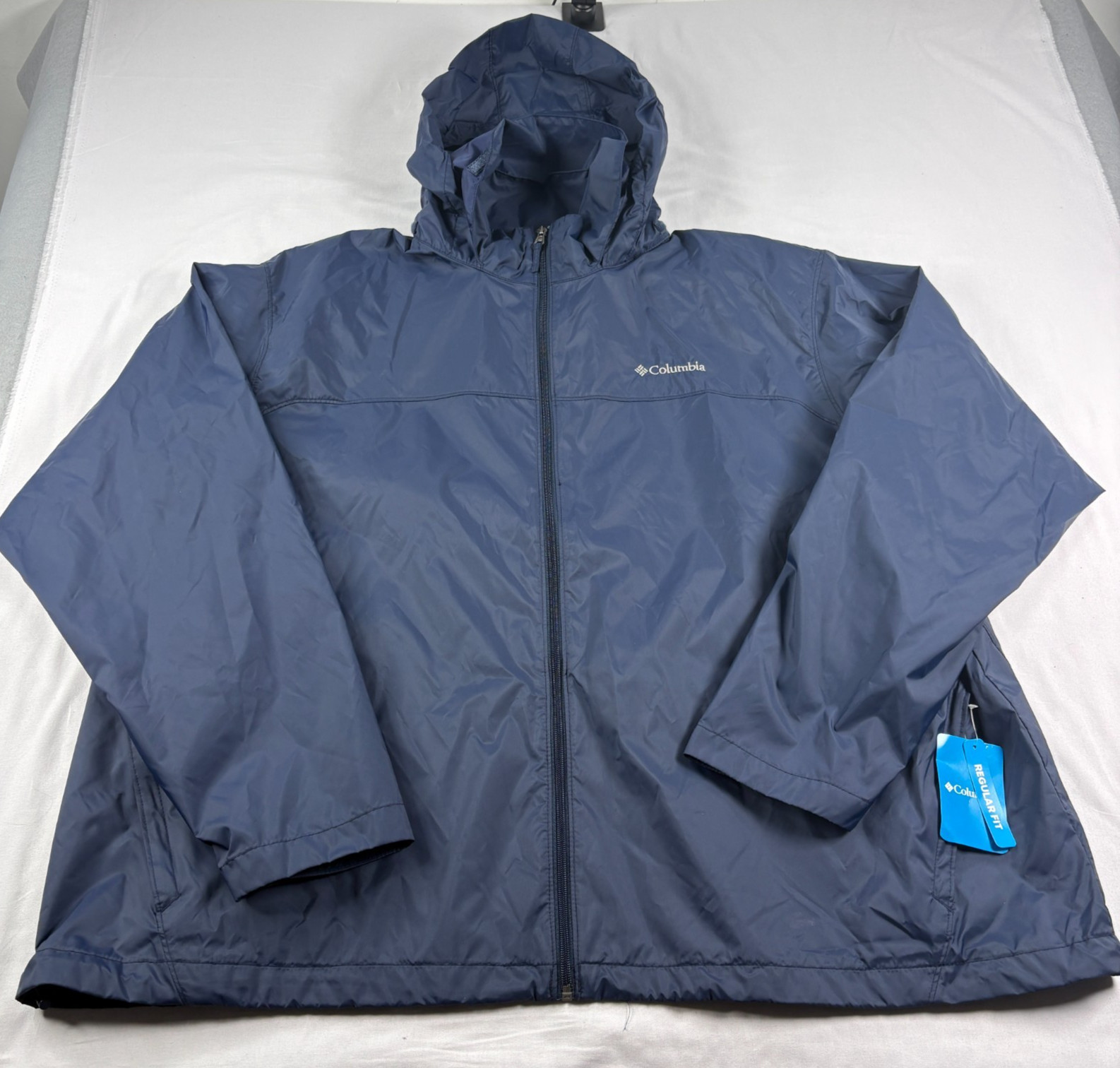 Columbia Jacket Men 4XL Blue Glennaker Lake Rain Water Resistant Windbreaker NEW
