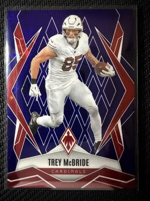 2025 Panini Phoenix #80 Trey McBride Blue Winter Prizm #/199