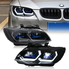 Paar LED Scheinwerfer für BMW 3er E92 E93 2007-2010 Frontscheinwerfer-Baugruppe