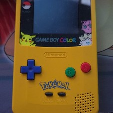 Nintendo Game Boy Color Pokemon Pikachu Edition Yellow Handheld Console CGB-001