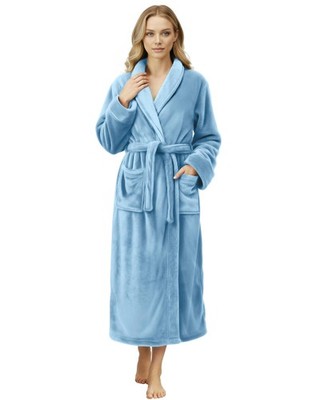 NY Threads Premium Womens Robe, Plush Fleece Long Bath Robe for Women, Fluffy...