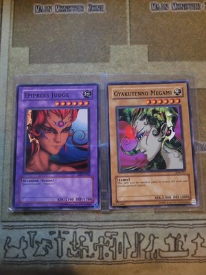 YUGIOH GYAKUTENNO MEGAMI SDK + EMPRESS JUDGE MRD COMMON UNLIMITED ED LP