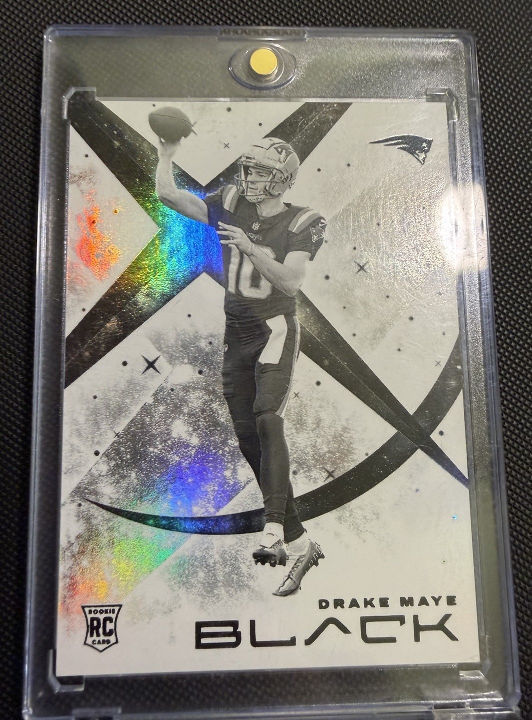 Panini Black White Night Drake Maye Rookie Card Patriots 2024 Case Hit