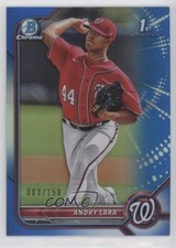2022 Bowman Chrome Prospects Blue Refractor 3/150 Andry Lara #BCP-70 uj2