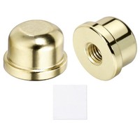"2 StüCk 0,49\\\" LampenknäUfe FüR 1/4-27 Gewinde, Gold"