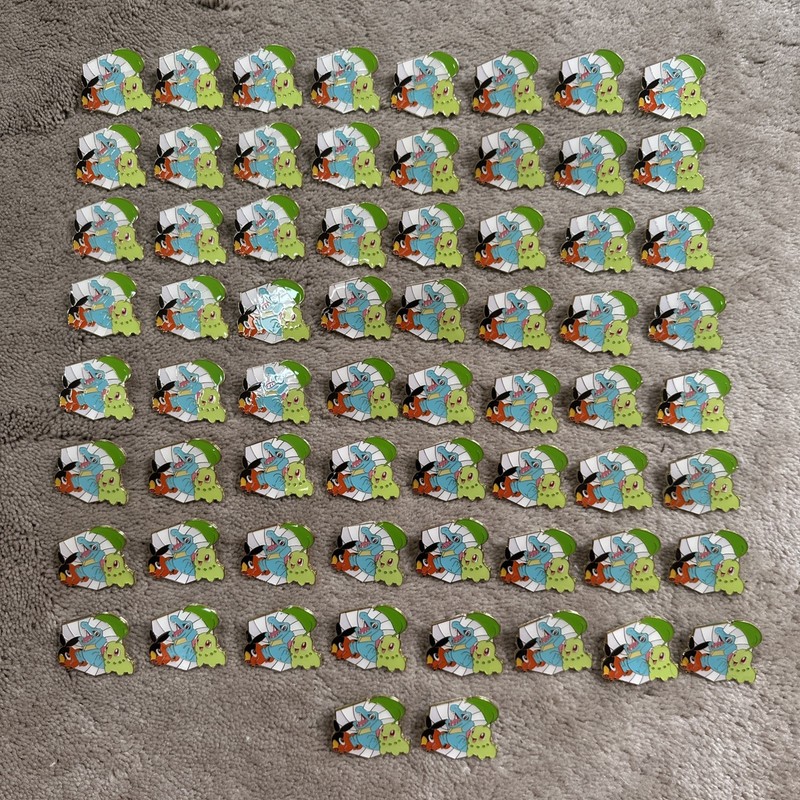 Pokemon TCG Ascended Heroes Deluxe Pin Collection Promo Pins Lot Of 66