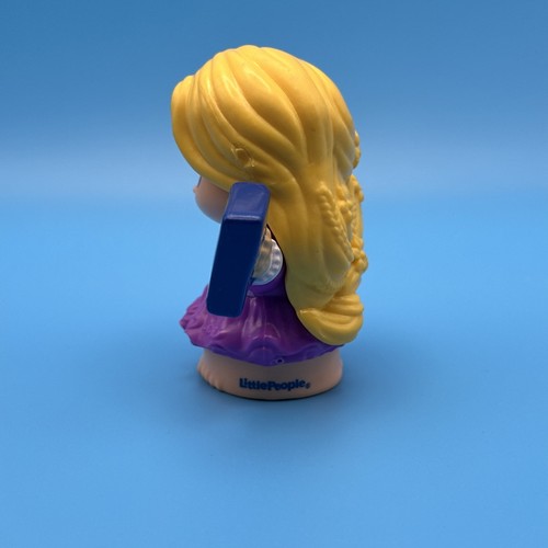Fisher Price Little People Figure Princess Rapunzel Girl Purple Castle Toy - Picture 2 of 6