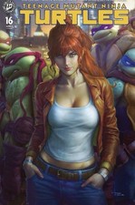 🔥 TEENAGE MUTANT NINJA TURTLES 16 TIAGO DA SILVA Trade Dress Variant A LTD 600