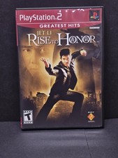 Jet Li: Rise to Honor (PlayStation 2, 2004) Greatest Hits W/Manual TESTED 