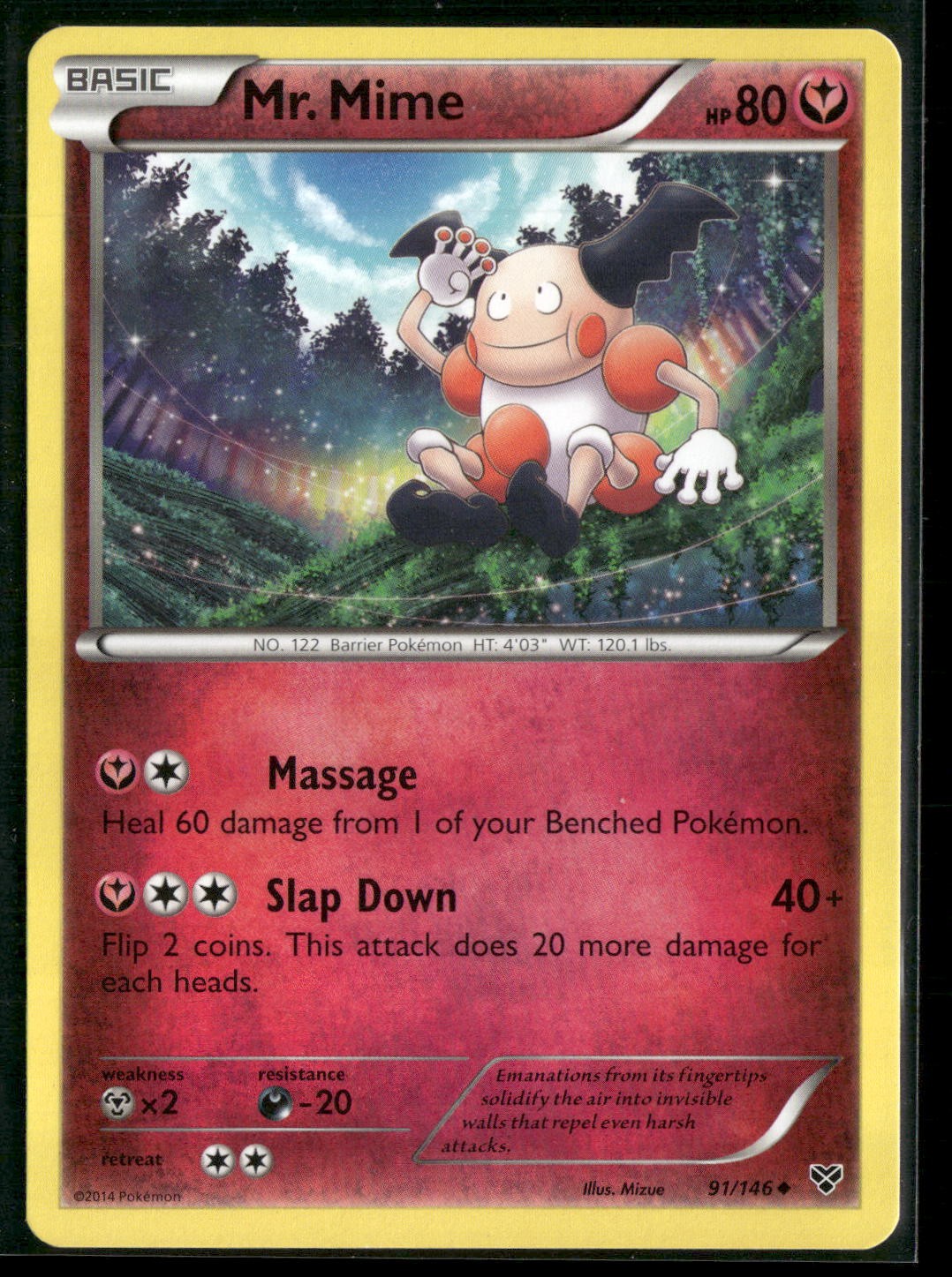 XY Base Set #91/146 Mr. Mime