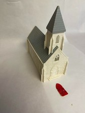 Bachmann Plasticville O White Church Complete - Vintage