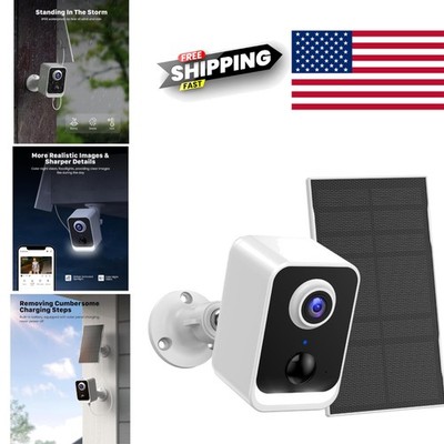 Wireless Home Security Camera System with Color Night Vision and Custom Alarms