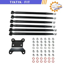 3X 64" Billet Radius Rods Chromoly Heims Black for 2017-2021 Can-Am Maverick