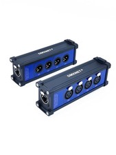4 Channel 3 pin XLR Multi Network DMX Splitter Breakout Box to RJ45,AEX/DMX S...