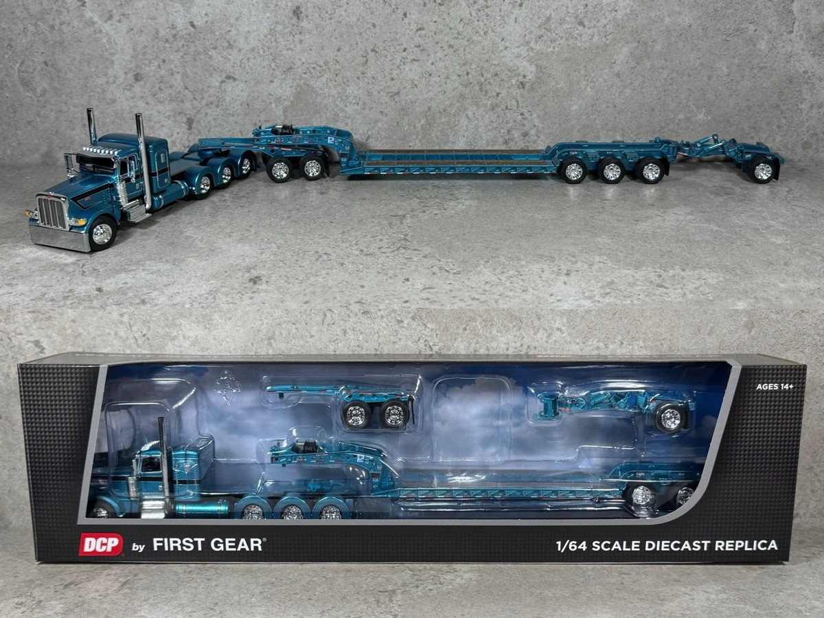 1/64 Peterbilt 389 w/ Fontaine Magnitude Lowboy w/ Jeep & Stinger