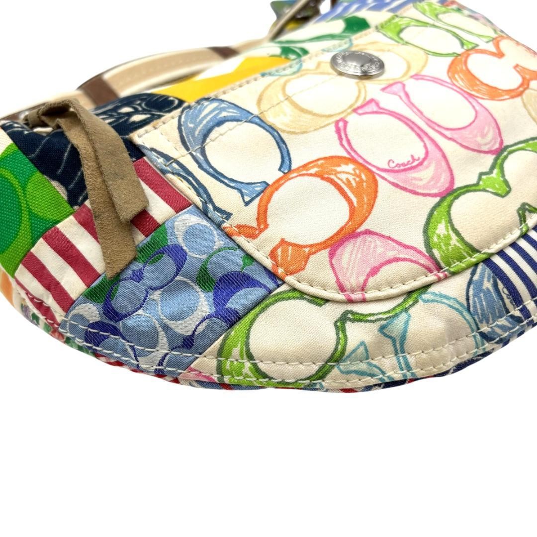 Coach Patchwork Hobo Shoulder Bag One Shoulder  5a - image 8