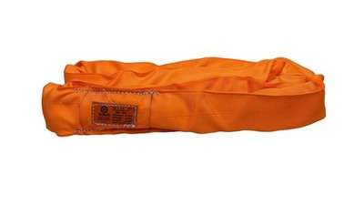 Power Lift PL9x10' Orange Polyester Round Sling (31,000 lb. Vertical Capacity...