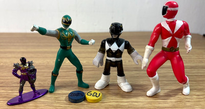 Mixed Lot of Sizes & Series RareCommon figures  MMPR POWER RANGERS-GDJ-A-289