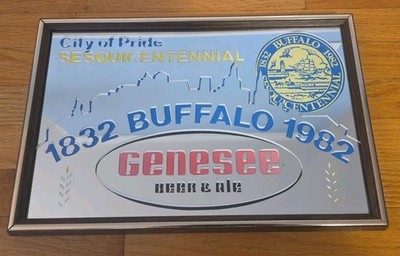 Genesee Beer Mirror Sign Wall Man Cave Bar Room Tavern Breweriana 11×17