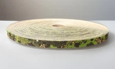 .75" Nylon Webbing GreenZone Camo 17337 Two Side Pattern 100 Yds USA made