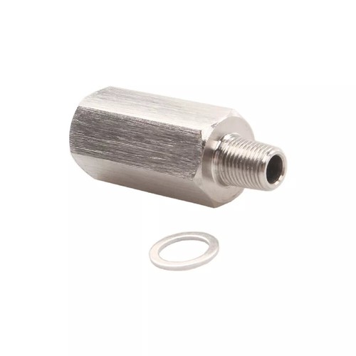 1/8''NPT Oil Pressure Sensor Tee to Adapter Fitting Turbo Supply Feed Line Gauge - Picture 6 of 8