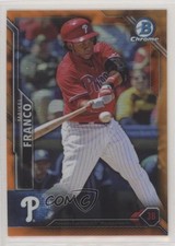2016 Bowman Chrome Orange Refractor 25/25 Maikel Franco #5 e5r
