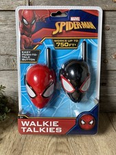 Marvel Spider-Man Walkie Talkies 750 ft Range Kids Toy NEW  Sealed