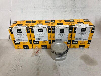 4PCS X NURAL PISTON Assy. 87-109407-40 81.MM O/S .50MM FIT AUDI VOLKSWAGEN VW DZ
