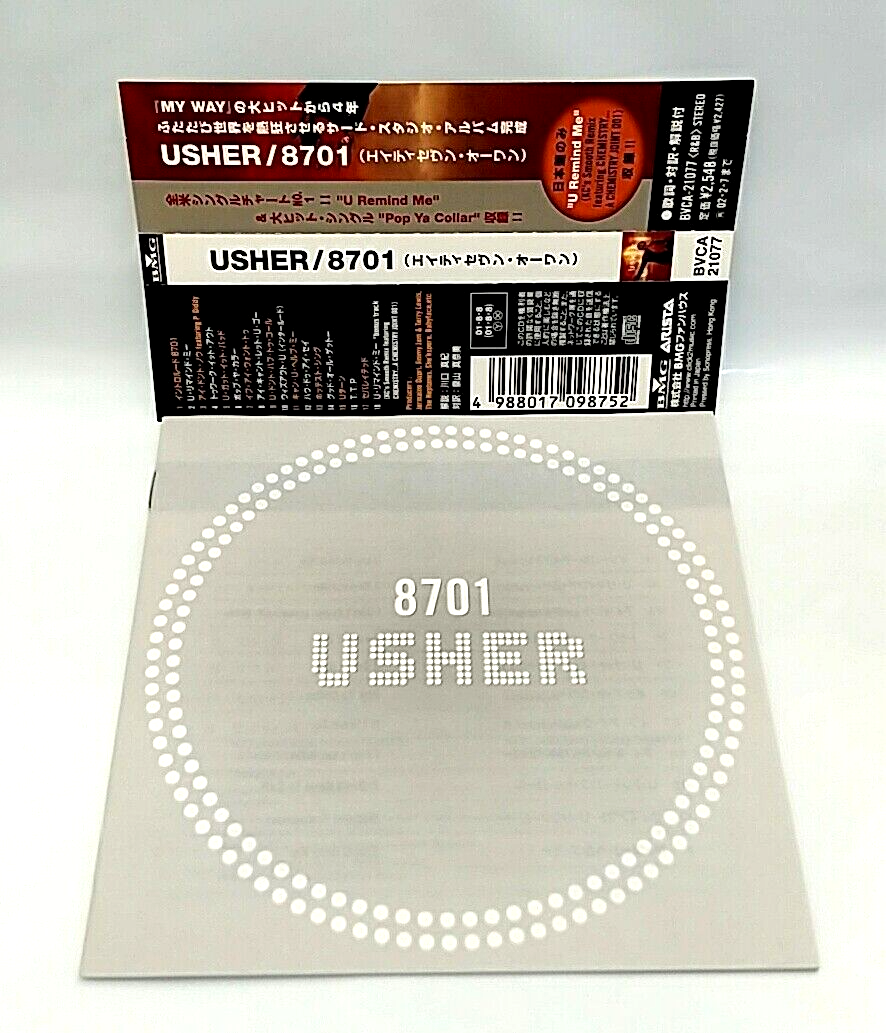 CD) Usher – 8701, BVCA-21077, Album, Bonus Track, Obi, Near Mint