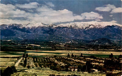 California, mountain ranges, Sierra Nevada, Cascade Range, Coast Postcard