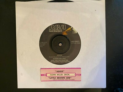 Glenn Miller - LITTLE BROWN JUG / ADIOS - RCA Vinyl 45 VG/VG+