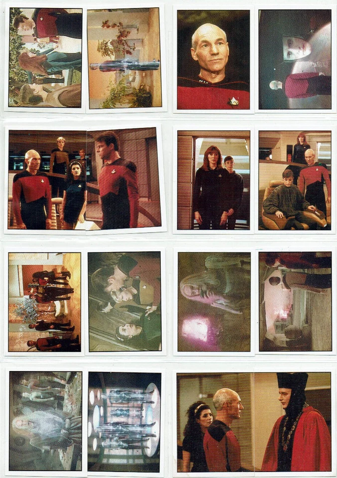 Panini 1987 Star Trek Next Generation Complete 240 Panini Sticker Set NEW UNUSED - Image 4 of 4