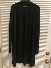 NWOT Athleta Nirvana Long Long And Lean Wrap Jacket, Black SIZE XS 446483 N1212
