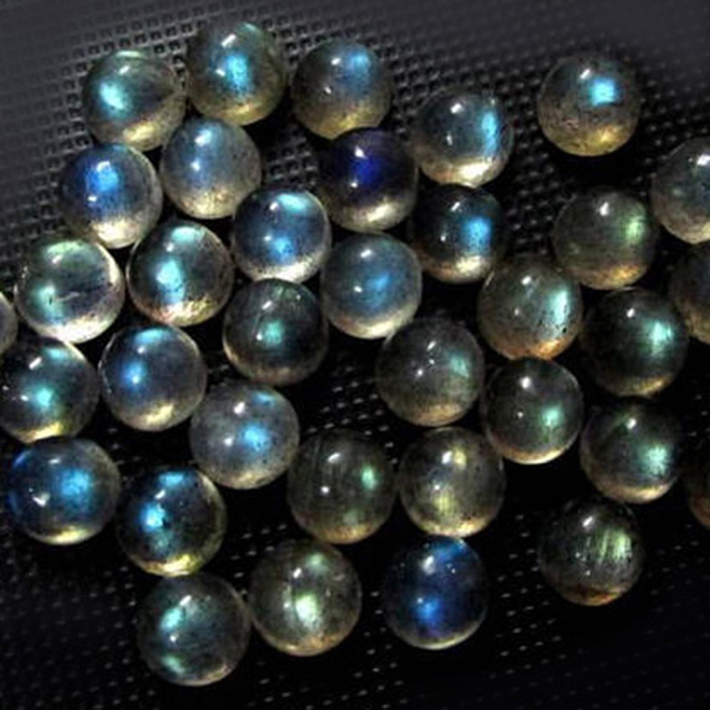 9x9 mm Round Labradorite Cabochon Loose Gemstone Wholesale Lot 100 pcs Klasyczny domowy