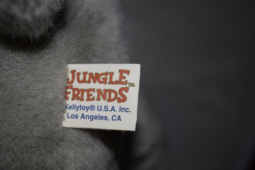 4 Stuffed Grey Elephants - Yomiko Classic-Cuddly Cousin-Beanfuls-Kellytoy - Picture 4 of 10