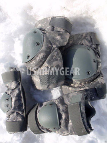 Made in USA ACU digital HD Knee L +Elbow M Pad Set Paintball  Airsoft Work - 第 1/12 張圖片