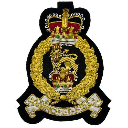 Adjutant General Corps AGC Wire Embroidered Bullion Blazer Badge - British Army  - Photo 1/2