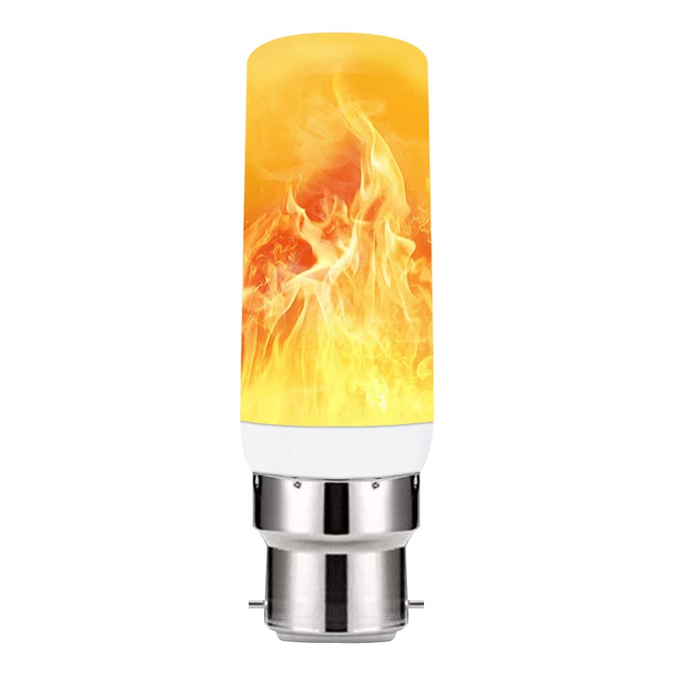 E12/E14/E27/B22 LED Flicker Flame Bulb Fire Burning Effect Light Indoor