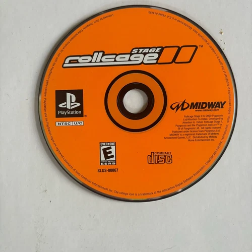 Rollcage Stage II 2 Sony Playstation 1, Disc Only
