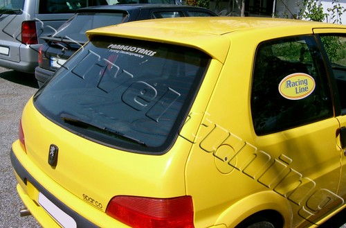 Ala spoiler tetto posteriore per Peugeot 106 96-03 (2 porte) - Foto 3 di 7