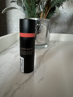 NEU NUDIES NUDESTIX MATT All Over Face Rouge Farbe: Picante Orange Koralle 0,25 Unzen