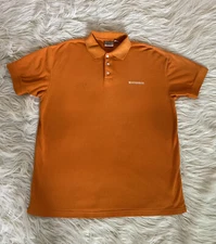 Whataburger Uniform Employee Embroidered Orange Polo Short Sleeve Shirt XL