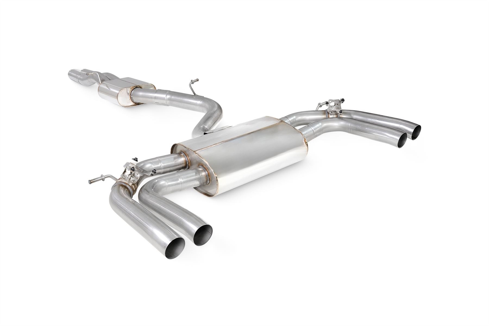 Scorpion Exhaust Resonated Cat/GPF-Back With Valves Audi RS3 8Y Saloon 2021-2026