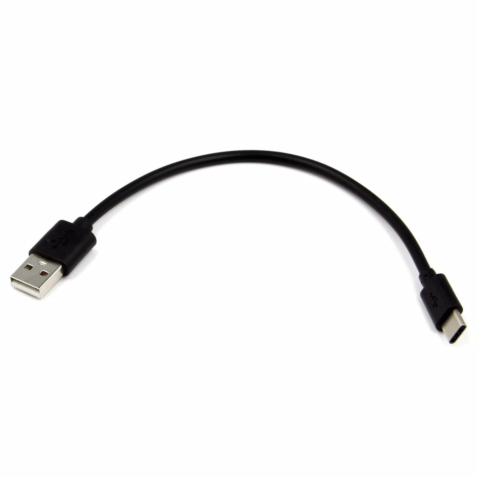 Short USB Charger Type C Cable Lead for Samsung Galaxy M30 M20 A50 A30 (2019) EU - Image 2 of 4