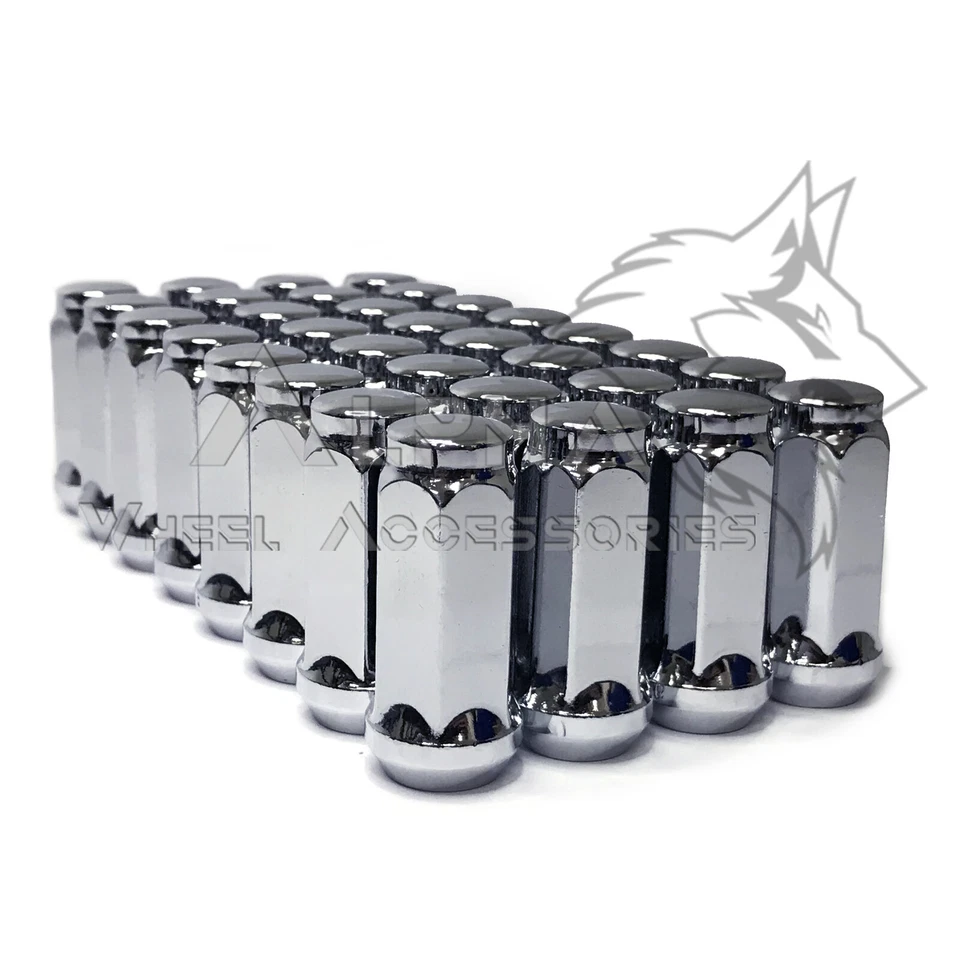 32 tuercas cromadas abultadas bellota 2" XL 9/16-18 para Dodge Ram 2500 3500 1994-2011 Foto 3 de 4