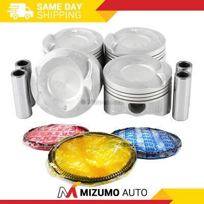 Pistons w/ Rings fit Fits 01-06 Scion Toyota Echo 1.5LDOHC