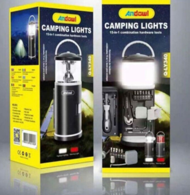 Camping Licht mit Werkzeugkasten Multifunktion Zelt Auto Haus Notfall