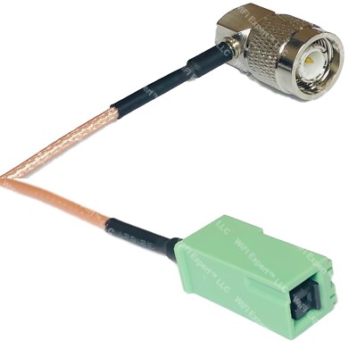 RG316 TNC Male Angle to GT5-1S Green RF Cable Rapid-SHIP LOT