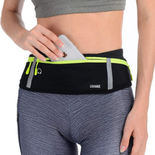 Slim Running Belt, Workout Fanny Pack for Men Women,Exercise Waist Pack for Appl
