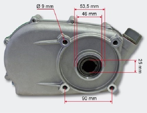 KART Oil Cup Clutch 9 Horse 270ccm Complete Oil Cup Reducer - Picture 3 of 4